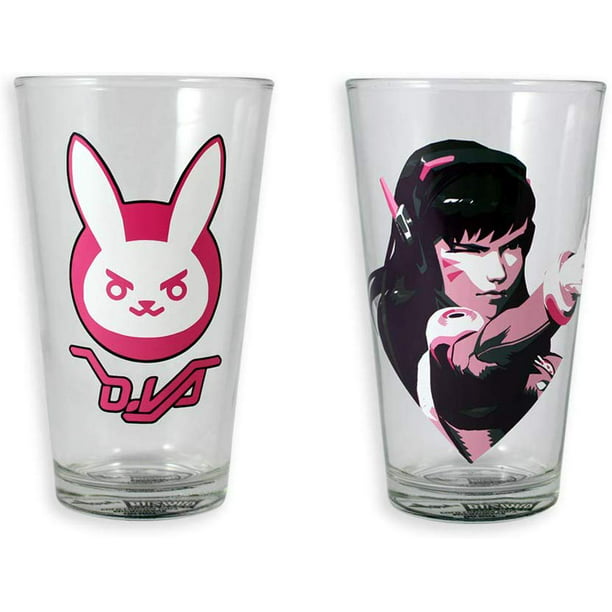Officially Licensed Overwatch Pint Glasses Just Funky Set of 4 